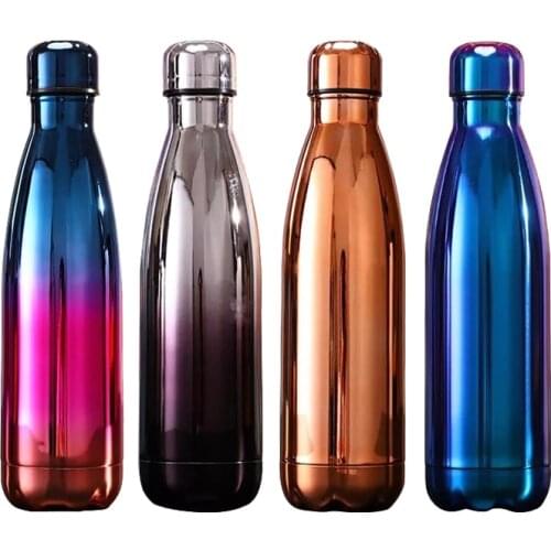 500ML LOGO Custom Thermos Bottle Vacuum Flasks Stainless Steel Bottle For Water Portable Sports Thermocouple Thermal Coffee Cup