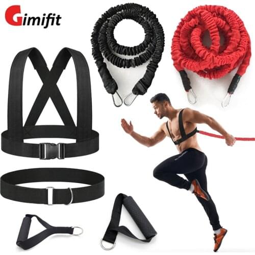 Acceleration Speed Training Set Field Resistance Rope Pull Bands for Soccer Basketball Track Explosive Force Gym Speed Harness