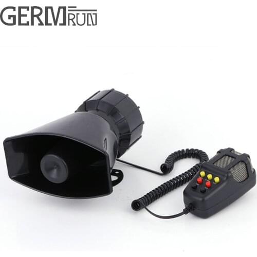 UNIVERSAL 12V 115DB electrical air horn seven sound air attack alarm horn loud speaker horn for car ,vehicle,RV,Lorry and boat