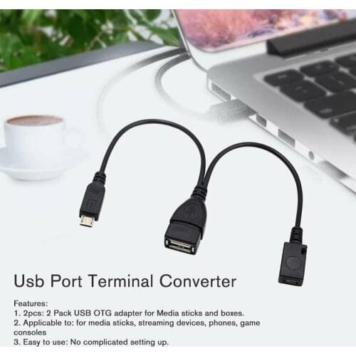 Usb Port Terminal Converter For Fire Stick Usb Otg Cable Terminal Tv 3 Or Port Stick 2nd T2Q5 Adapter Port K8A3