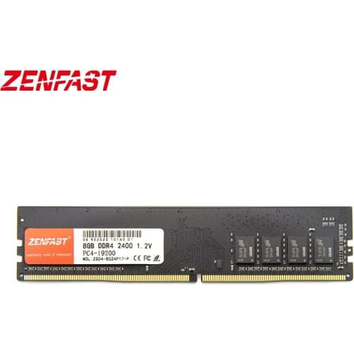 ZENFAST DDR4 4GB 8GB RAM 2133MHz 2400MHZ Desktop Memory 1.2V 288pin DIMM high performance, high quality and lifetime warranty