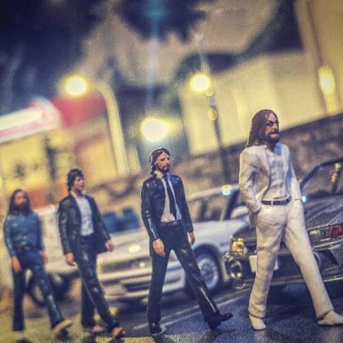 1/64 1/87 Singer Miniature Figure Male Model Handicraft Need To Be Colored By Yourself