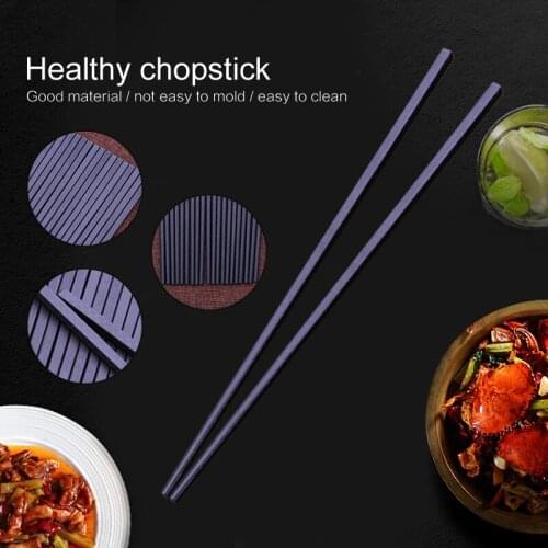 1 Pair Non-slip Chinese Style Chopsticks Tableware Food Stick Alloy Catering Utensils Sushi Sticks Household Kitchen Utensils