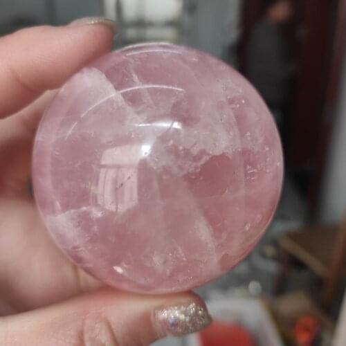 1pcs Natural quartz crystal powder crystal ball reiki furnishing pieces of natural stone home decoration accessories 5-6cm