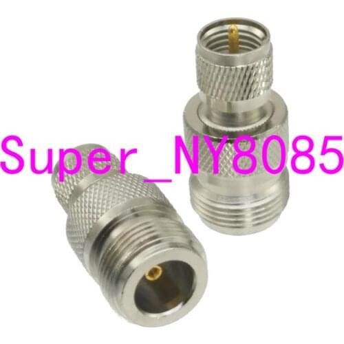 10pcs N female jack to mini UHF miniUHF male plug adapter connector RF coaxial