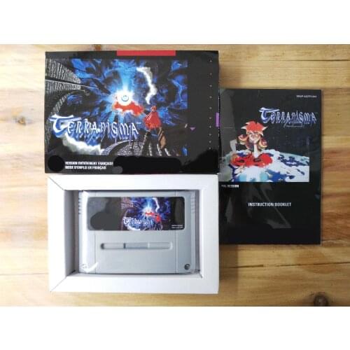 16Bit Games ** Terranigma ( English PAL Version!! Box+Manual+Cartridge!! )