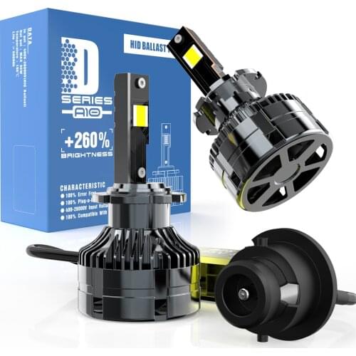 2pcs D2S D3S D4S D5S Plug and Play LED Car Headlight Bulb Replacement Original HID D1S D2S D3S D4S D5S D8S Built-in Canbus Lamp