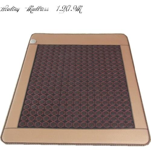 2018 New! Good tourmaline mattress Infrared heating mattress electric heated mattress with free sleeping eye cover 1.2X1.9M