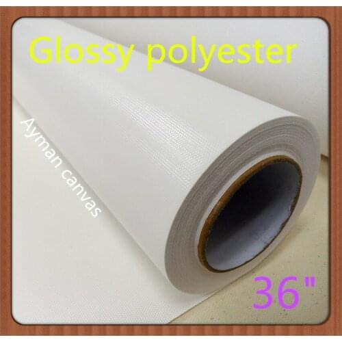 36"*18m Digital Inkjet Printing Polyester Blank Art Canvas 260gsm Glossy