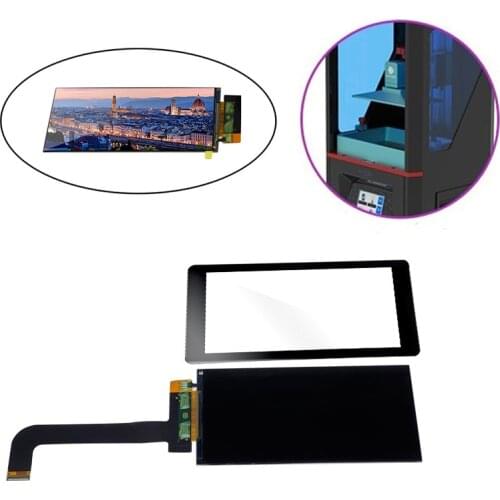 5.5inch lcd 2560x1440 2K LS055R1SX03+glass protector for ANYCUBIC Photon Wanhao D7 DLP Light-Curing 3d printer VR projector part