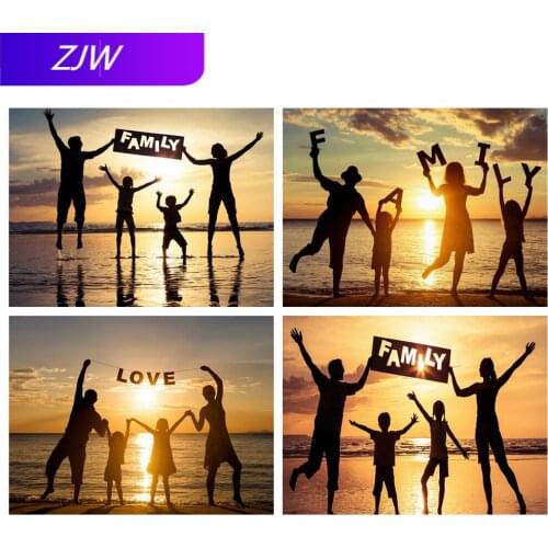 Diamond Painting New Family Sunset 5D Diamond Embroidery Sale Landscape Seaside Rhinestones Mosaic Handicraft