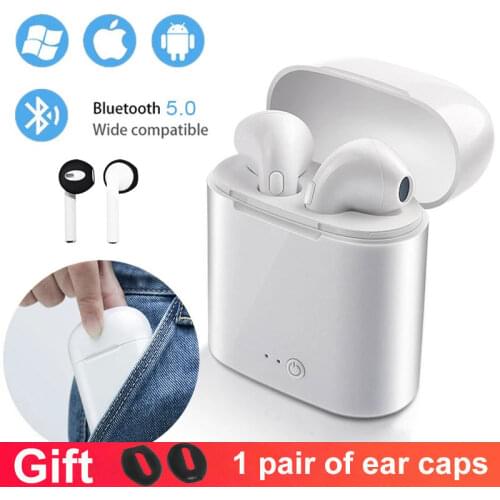 I7s tws Wireless Headphones Bluetooth Earphones Sport Earbuds Headset With Mic For Xiaomi Samsung Huawei Phone free shipping