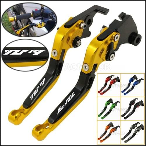 CK CATTLE KING For YAMAHA YZF-R1 YZF1000 R1 1999 2000 2001 Foldable Extendable Motorbike Brakes Clutch Levers (With Logo:YZF R1)