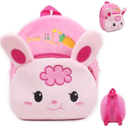 Mini Cartoon Kids Plush Backpacks Baby Toy Schoolbag Student Kindergarten Backpack Cute Children School Bags for Girl Schoolbag