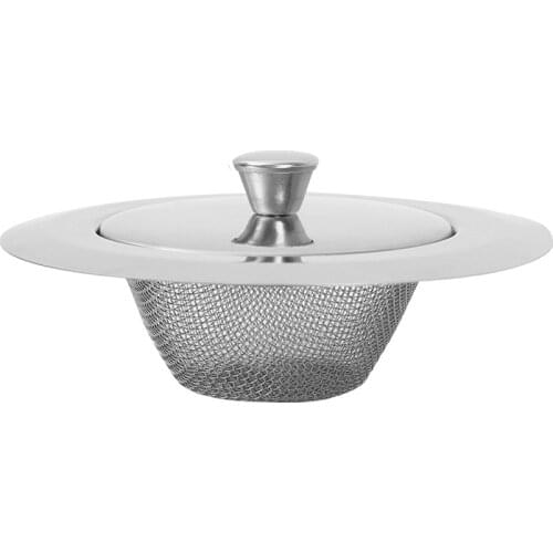 Kitchen Sink Filter Screen Stainless Steel Slag Screen Anti-blocking Dishwashing Sink Sewer Floor Funnel Accessories