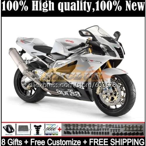 Kit For Aprilia Mille RSV 1000 R RR RSV1000RR 53CL.39 RSV1000R 1000R 2003 2004 2005 2006 RSV1000 03 04 05 06 Fairing hot silver