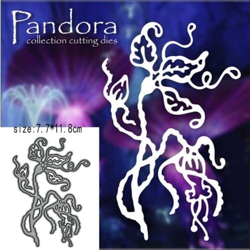 Anthropomorphic flowers Metal Cutting Dies for DIY Craft Making Paper Greeting Cards Shadow Background Scrapbooking 2021 New