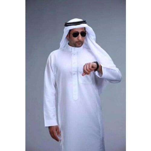 Islamic Clothing Men Length Long Sleeve Loose Muslim Men Saudi Arabia Pakistan Kurta Muslim Costumes Muslim Dress Kaftan Thobe