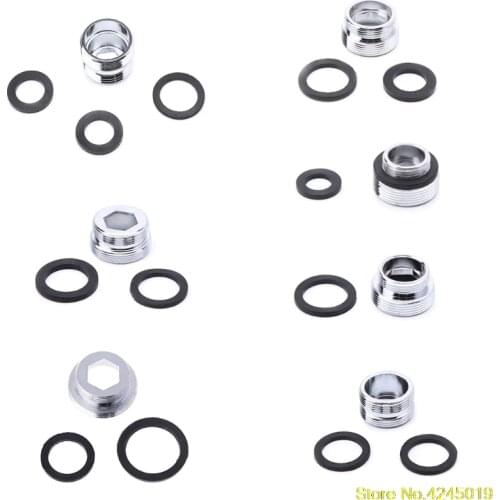 Solid Metal Adaptor Outside Thread Water Saving Kitchen Faucet Tap Aerator Connector