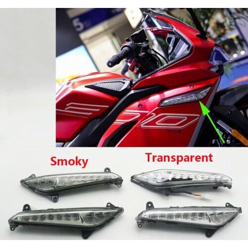 1PC For Loncin Voge LX300RR 300RR GP300 Motorcycle Front Fender Side Turn Signal Light Indicator Lamp