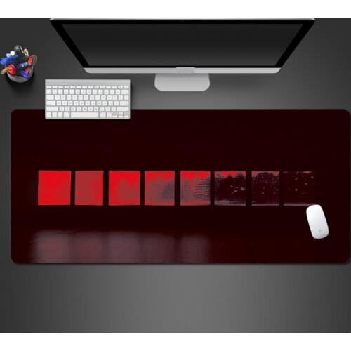Red Overbearing Best-Selling Mouse Pad Natural Rubber Notebook Computer Game Competition Customized Lock Pad Large Office Mats