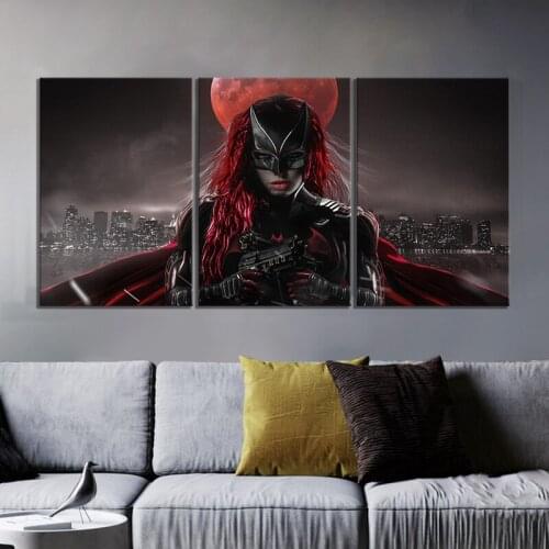 Batwoman Superhero Movie Posters Canvas Wall Art Paintings for Living Room Wall Decor