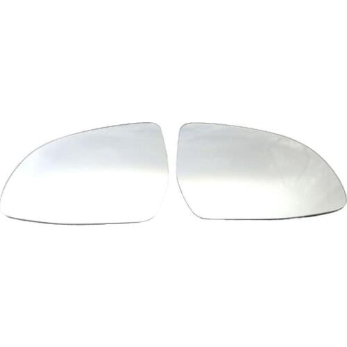 2Pcs Door Mirror Glass Waterproof Heated White L/R Wing Mirror Glass Replacement 51167291219 51167291220 for BMW X3 X4 X5 X6