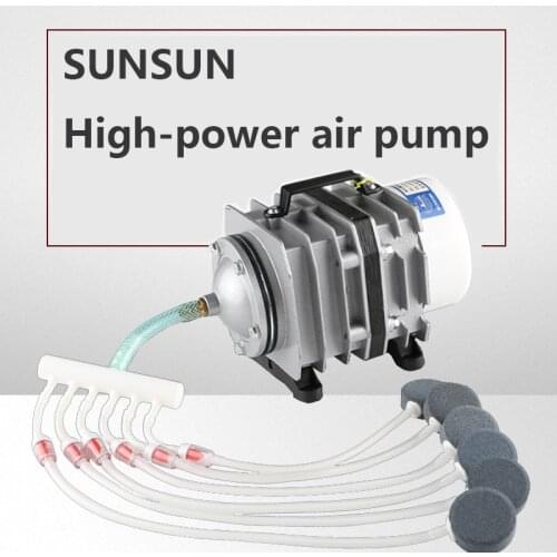 SUNSUN air pump ACO-001 002 003 electromagnetic air pump aquarium aerator fish pond air pump fish tank oxygen pump high power