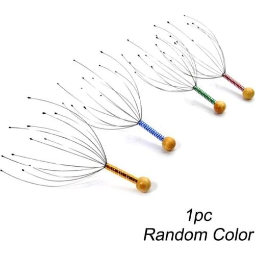 1PC Head Scalp Relaxation Massage Pain Relief Body Massager Unisex Metal Stress Device Relaxing Release Massager Claw K5A9