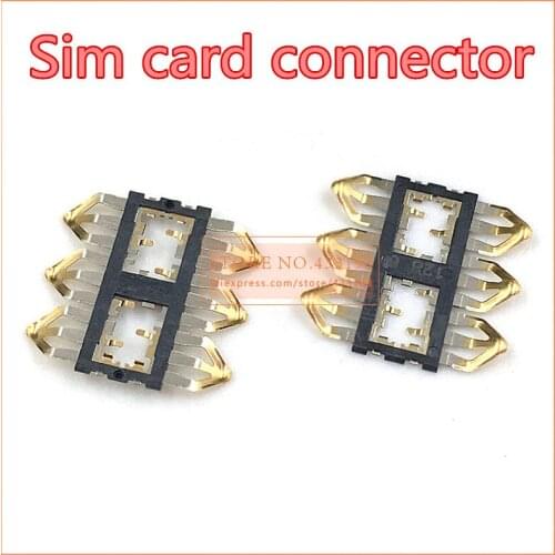 10pcs/LOT NEW SIM card reader socket holder slot connector for leshi 2 X620