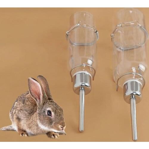 2PCS Hamster Water Feeder Automatic Rabbit Waterer Pet Water Dispenser Plastic Water Feeder for Cage Feeder Supplies