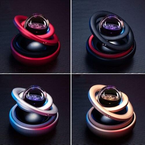 Automotive Air Freshener Solar Powered Car Aromatherapy Perfume Aroma Diffuser Decor for Comfortable Driving