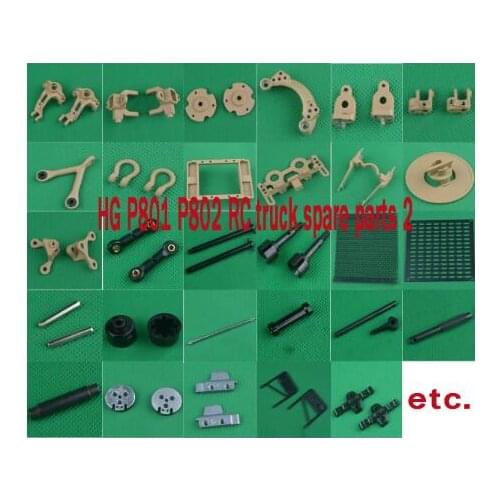 HG P801 P802 1/12 8X8 RC High-imitatlon US military truck spare parts Headstock bumper tires axle Power board ESC gearbox