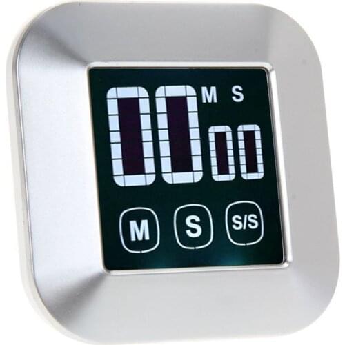 Kitchen Timer 0-99 Minutes Touch Screen LCD Backlight Digital Timer Alarm Clock Cooking Tools Kitchen Accessories