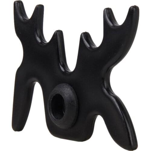 Set Of 2 MOOSE HEAD Pool Cue Stick Bridge 9 Slip-On Spider Bat BLK