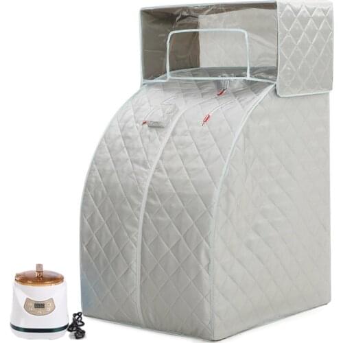 Latest Folding Style Sauna Room STEAM BATH 3L Steamer Pot Slimming Therapy Household Shower Cabin Steam Panel Home Sauna SPA