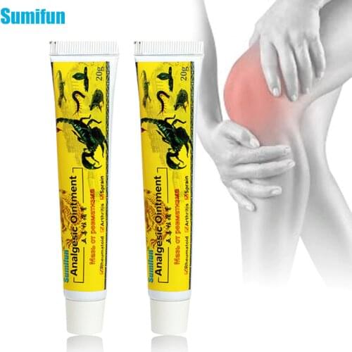 Sumifun 1pcs New Analgesic Ointment Pain Relief Ointment Herbal Cream For Rheumatoid Arthritis Joint Muscle Rub Medical Plaster