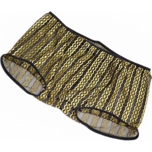 New Sexy Men Spider Mesh Underwear Boxer See Through Breatahable Panties ransparent Lace Boxers Erotic Lingerie Underwear FX1008