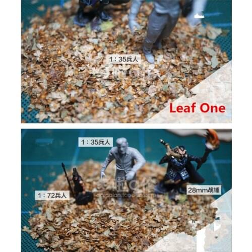 One Pack Diorama Leaf Withered Leaves Military Simulation Scene Landscape Tree Model Material PJ12