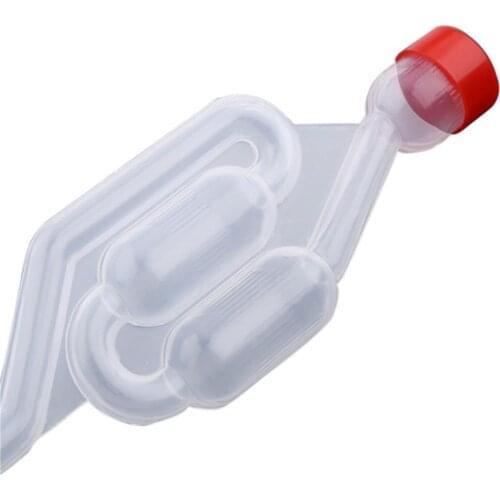 Drop Shipping Water Seal Exhaust One Way Home Brew Wine Fermentation Airlock Sealed Plastic Air Lock Check Valve Water Sealed