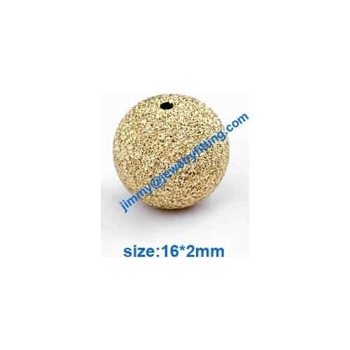 Size 16mm*2mm( hole) stardust beads brass fashion jewelry findings jewelry accessories various plated color can be choice
