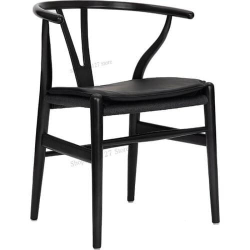 Nordic Style Solid Wood Chair Cafe Restaurant Chair Book Chair Balcony Chair Dining Chair