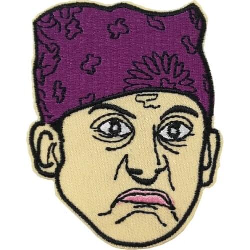 The office TV Show Prison Mike Michael Scott Embroidered NEW IRON ON Patches for clothing The office TV Show