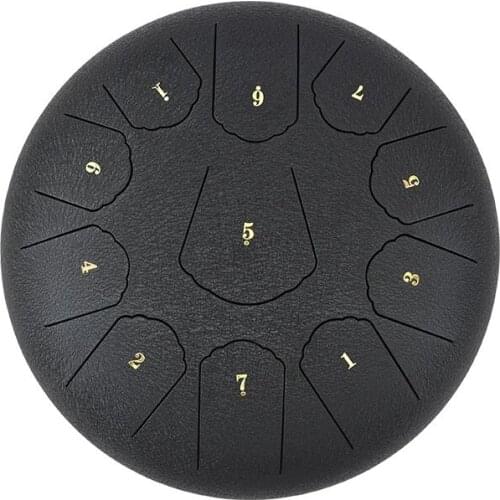 Ethereal Drum, Steel Tongue, Ethereal Drum, Lotus Percussion Instrument, 6 Inches, 10 Inches, 12 Inches, 14 Inches