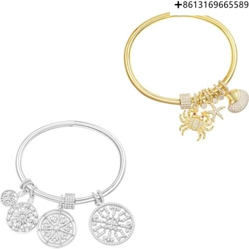 925 Sterling Silver High-quality 1:1 Exquisite Undersea World Bracelet Logo Free Package Manufacturers Wholesale