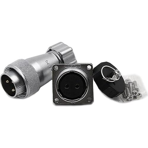 WS24 TP+Z 2 3 4 10 12 19 Pin Automation Waterproof Aviation Connector Outdoor Male Plug Female Socket Solar Strip Power Adapters