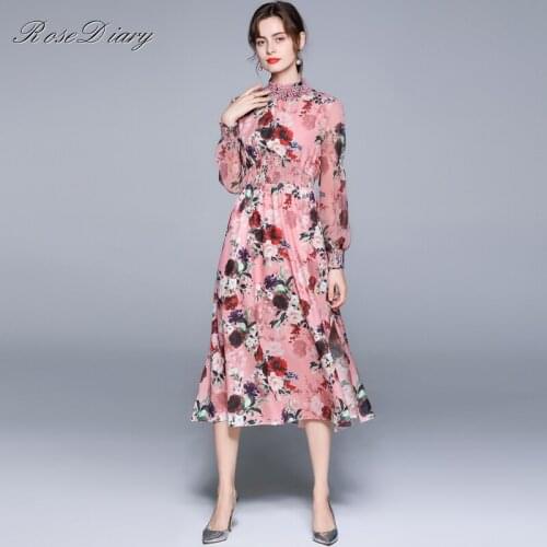 2021 Runway Summer Sexy Spaghetti Strap Floral Dress Women Camellia Flower Print Blackless Cascading Ruffles Beach Midi Dress