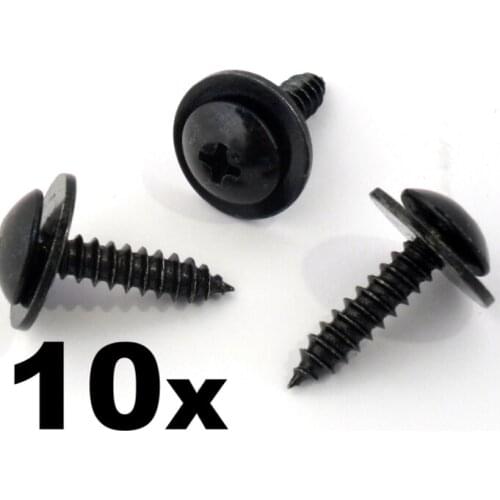 10x For Honda Wheel Arch Lining, Inner Wing, Splashguard & Mudguard Screws & Washers
