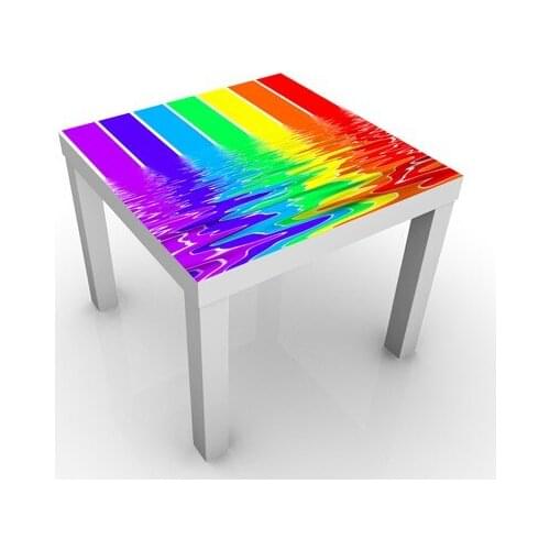 3D Art Table Sticker Colorful Reflection Table Cover Wallpaper mural Wall Print Decal Kitchen Decor Wall Mural Photo Home Living