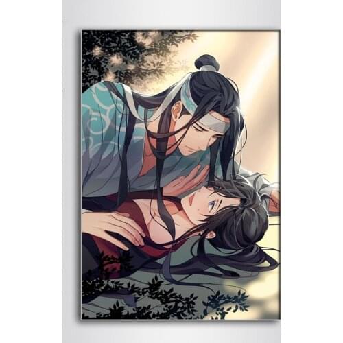 5d Diy Diamond Painting Mo Dao Zu Shi Wei Wuxian Lan Wangji Diamond Mosaic Embroidery Cartoon Cross Stitch Kit Full Set